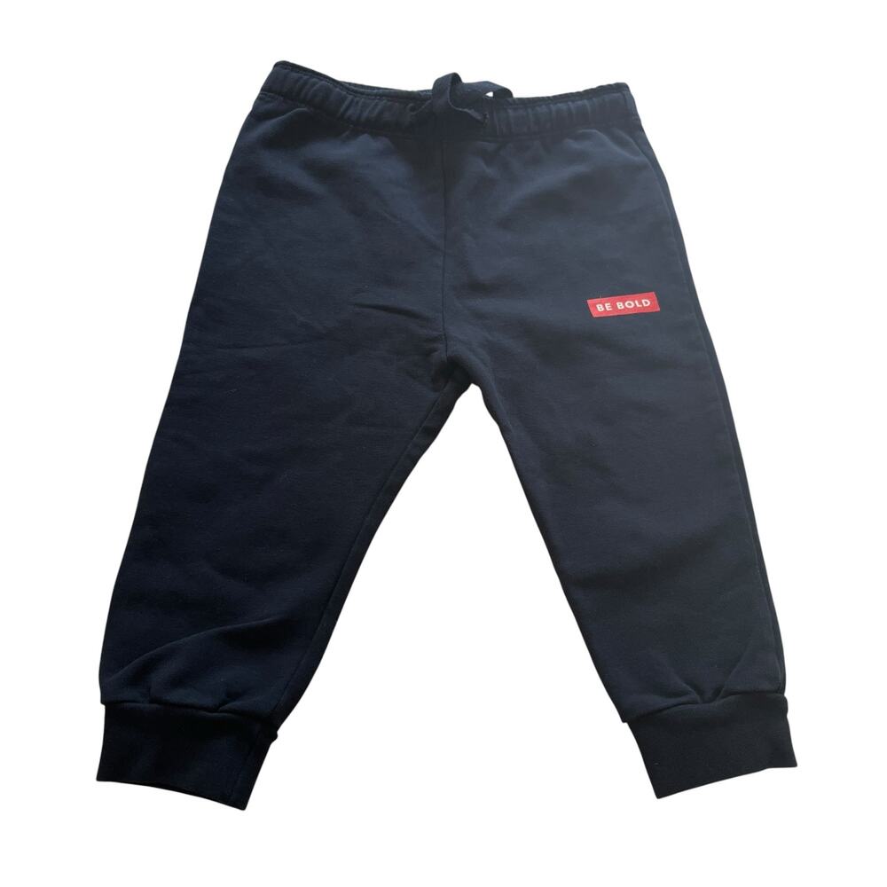 Tinycottons Navy Be Bold Joggers Sweatpants Pima Cotton Designer 18 Mos